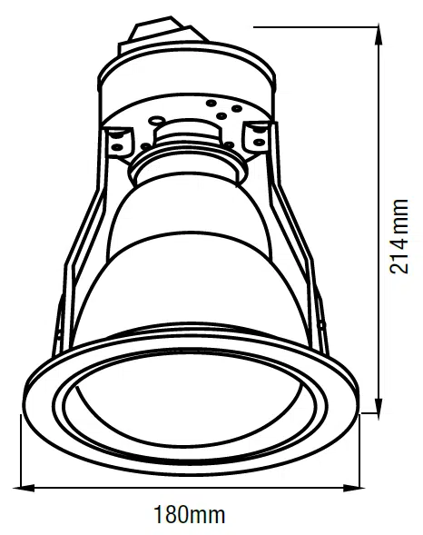 Uno Single Heat Lamp Bathroom Heater - Image 2