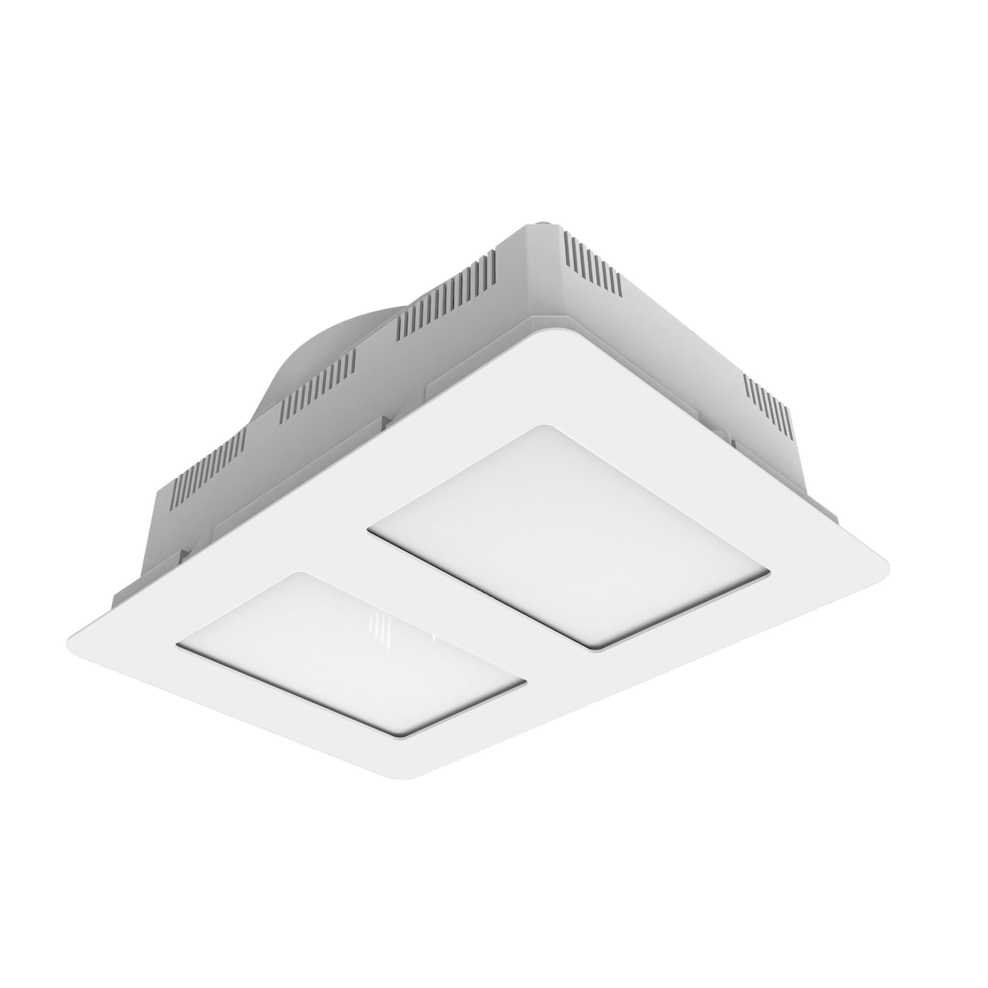 Aspire II Bathroom Heater and Exhaust Fan with Tricolour LED Light