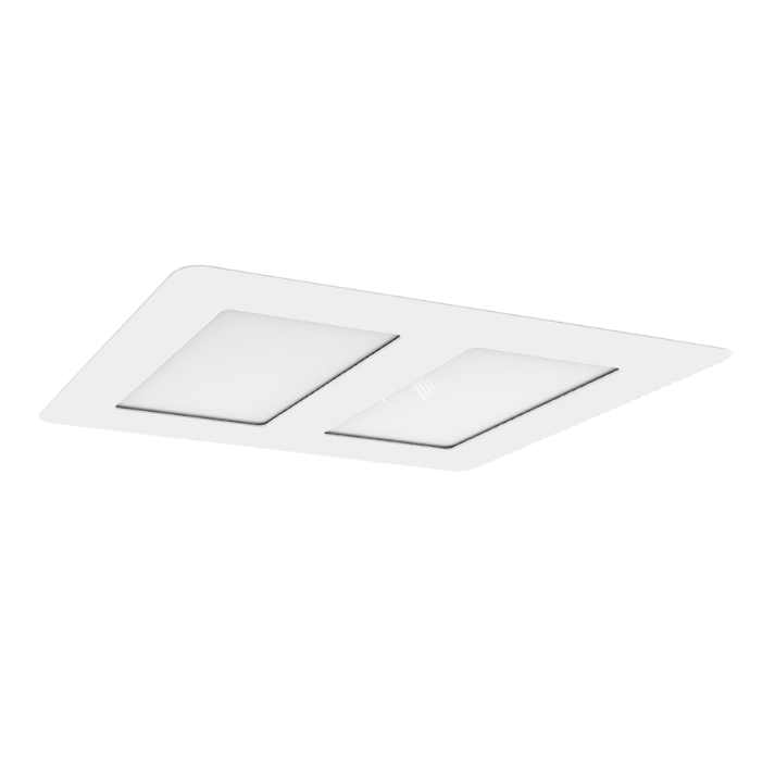 Aspire II Bathroom Heater and Exhaust Fan with Tricolour LED Light