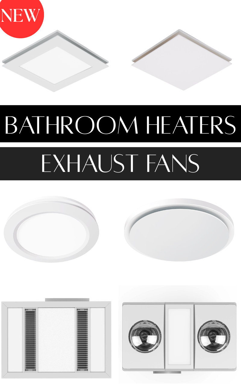 Bathroom Heaters Martec, Mercator, Eglo, Modura