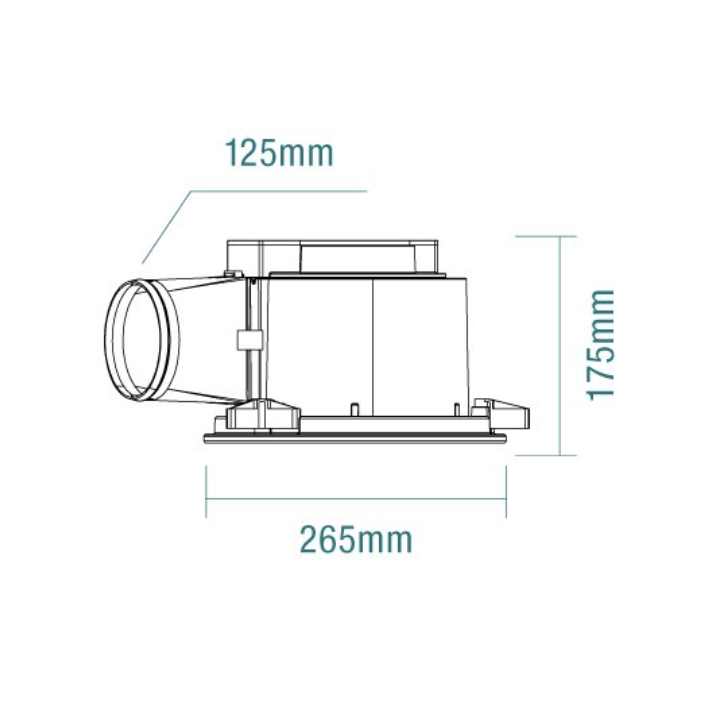 Flow 240 / 295 Round or Square Exhaust Fan